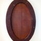 Capo Esmaltes vintage mirror 1960 wood and enamel