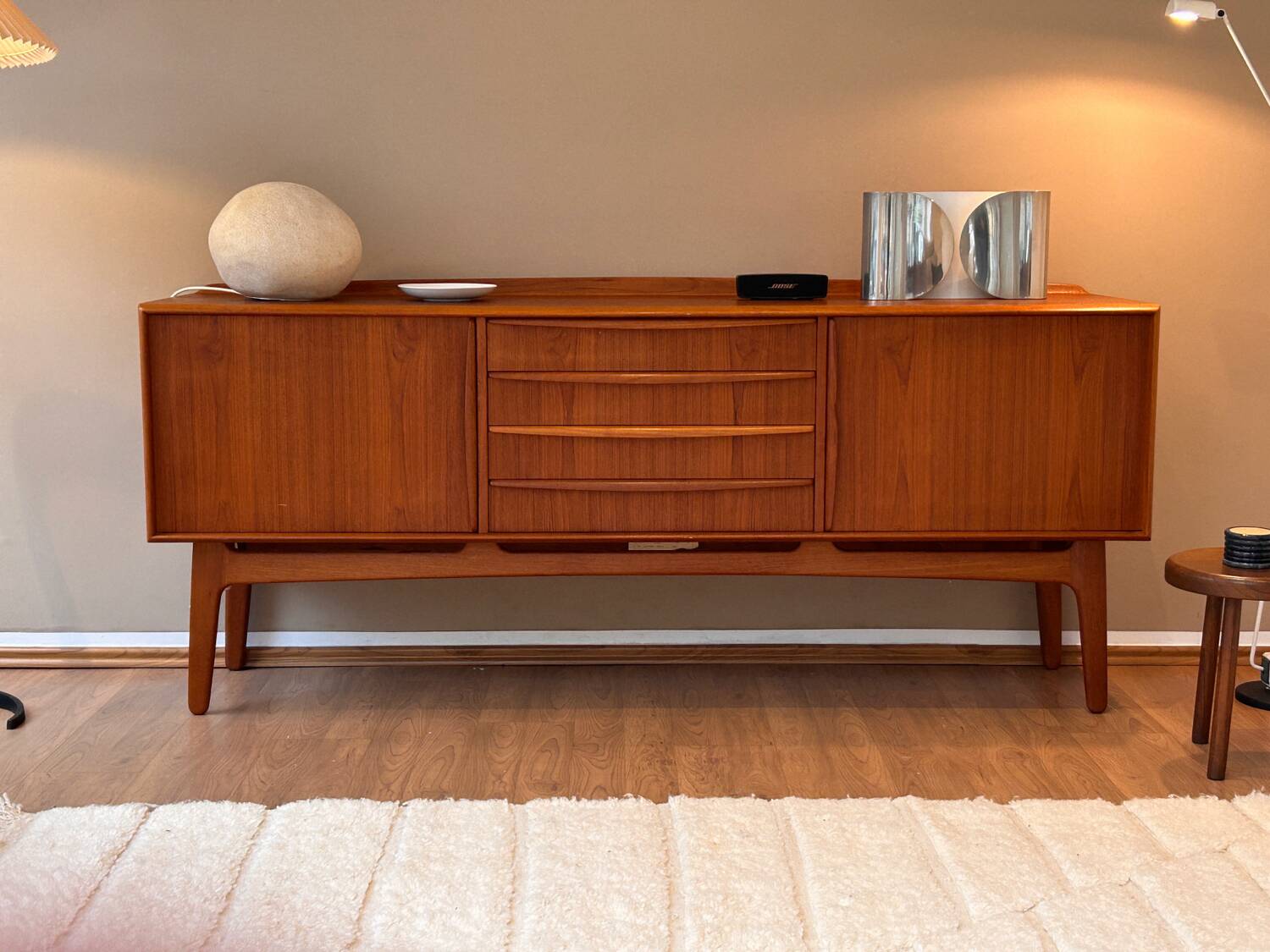 Svend Aage Madsen Teak Sideboard K. Knudsen & Søn Danish Design