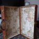 Vintage suitcase "World Map" restored 54,5x32x17,5 cm