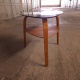 Table basse Bow-wood design Hugues Steiner