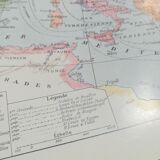 Ancienne carte des croisades de 1928