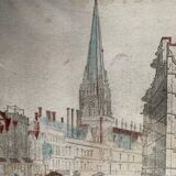 FRUSOTTE, optical view of Queen's College and Oxford University,