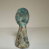 Sun sculpture in glazed terracotta, 1970