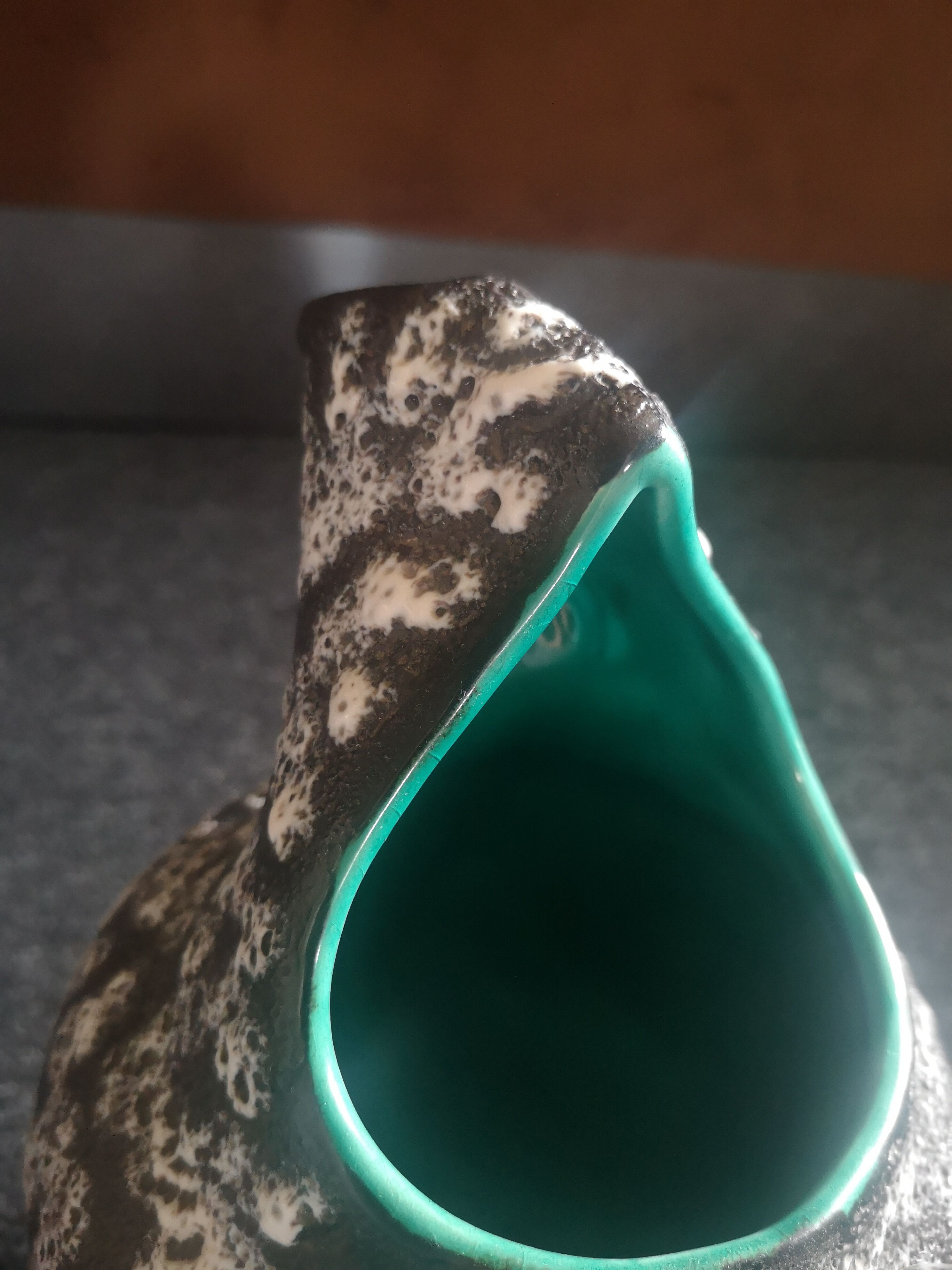 Large ceramic pitcher washes Vallauris signed Musarra