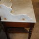 Table dessus en marbre