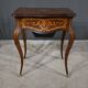 Rosewood and mahogany work table, Louis XV style, Napoleonic era