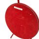 Postmodern Pop Art Design Red Wall Mirror "Clock" Shape – PILM Italy, 1980s