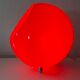 Lampe en plexiglas rouge des années 80