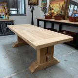 Solid oak farm table