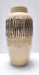Handmade Beige and Black Glazed Ceramic Vase, Germany