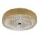 Venetian Gold "Graniglia" Murano Glass Flush Mount