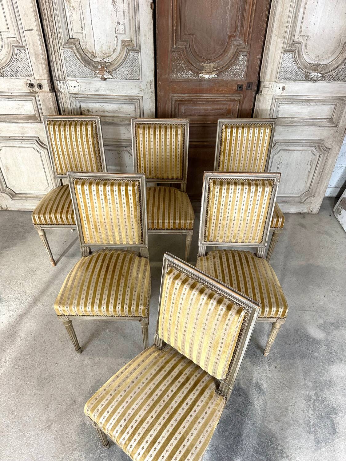 Set of 6 Louis XVI chairs