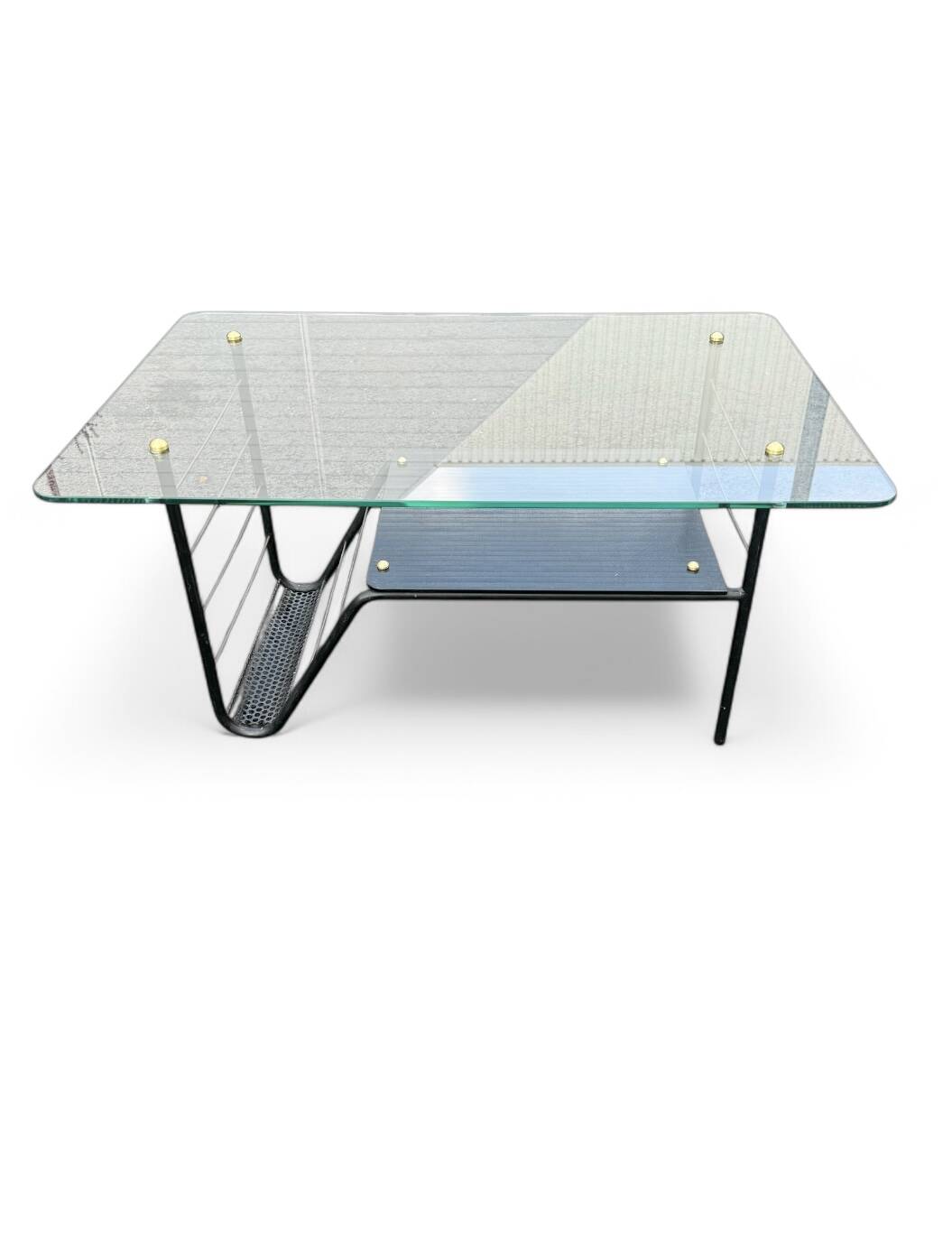 Magazine rack coffee table Bobois 1960