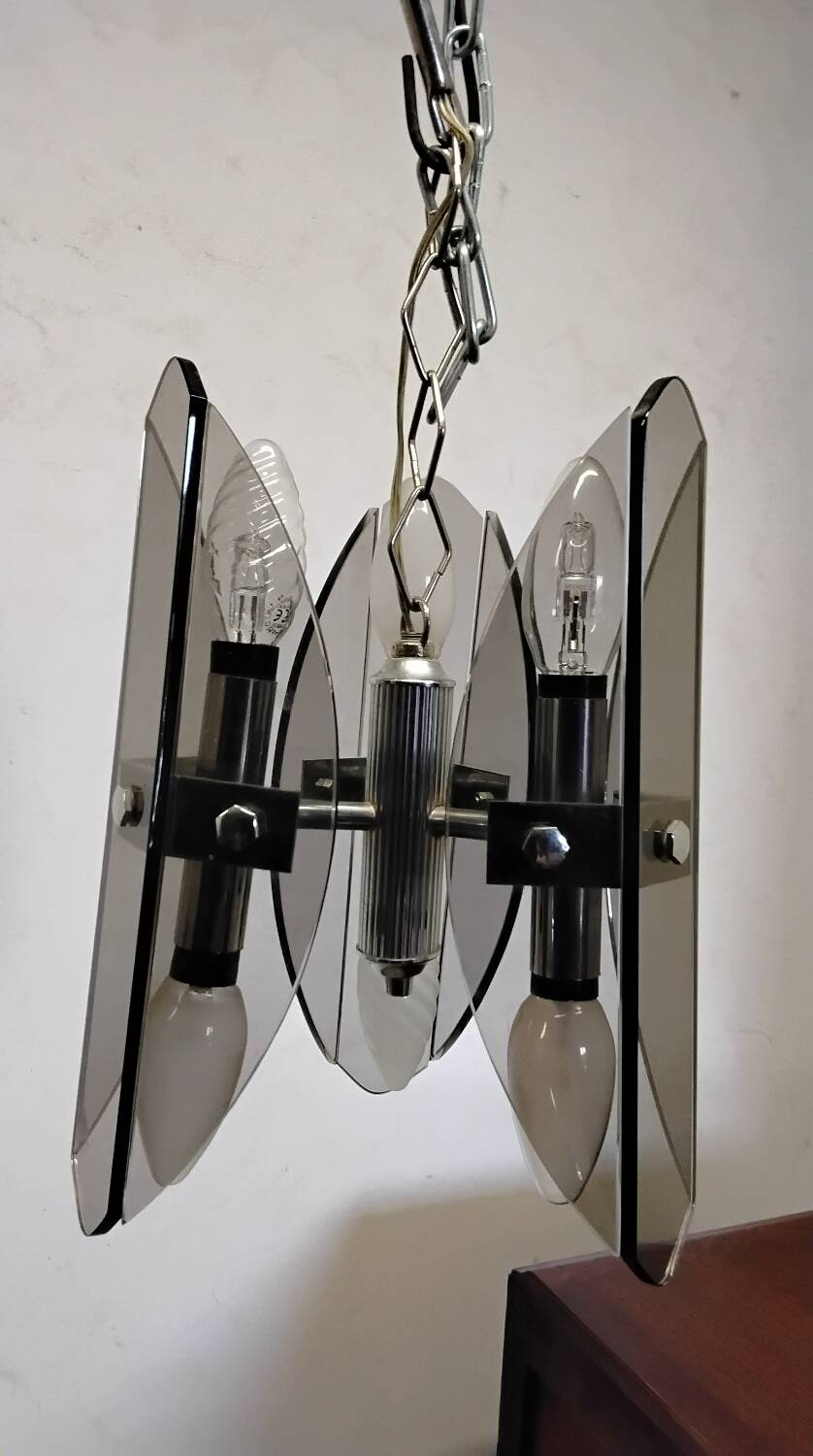 Vintage 70s Chandelier / Pendant Light