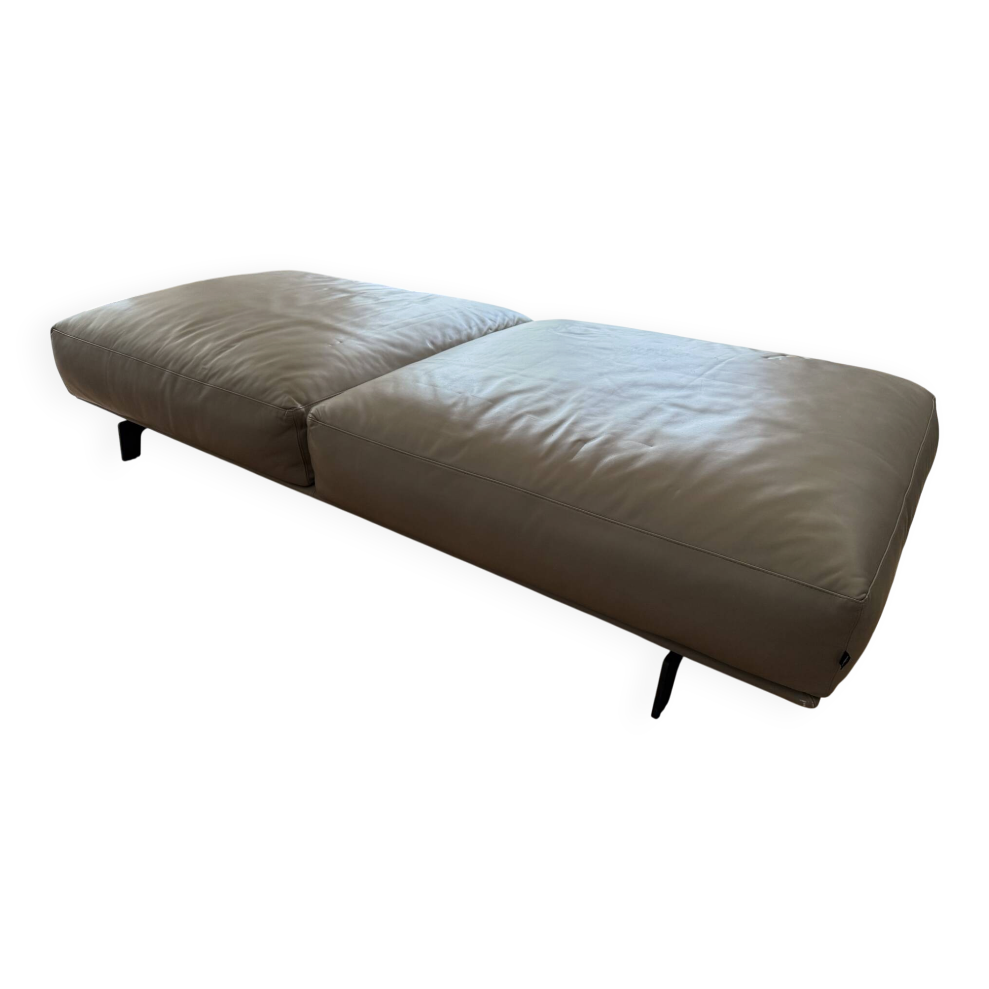 Leather bench