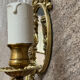 Antique Louis XVI style wall light in bronze