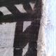 Vintage Korhogo Senoufo canvas tapestry L.103 cm