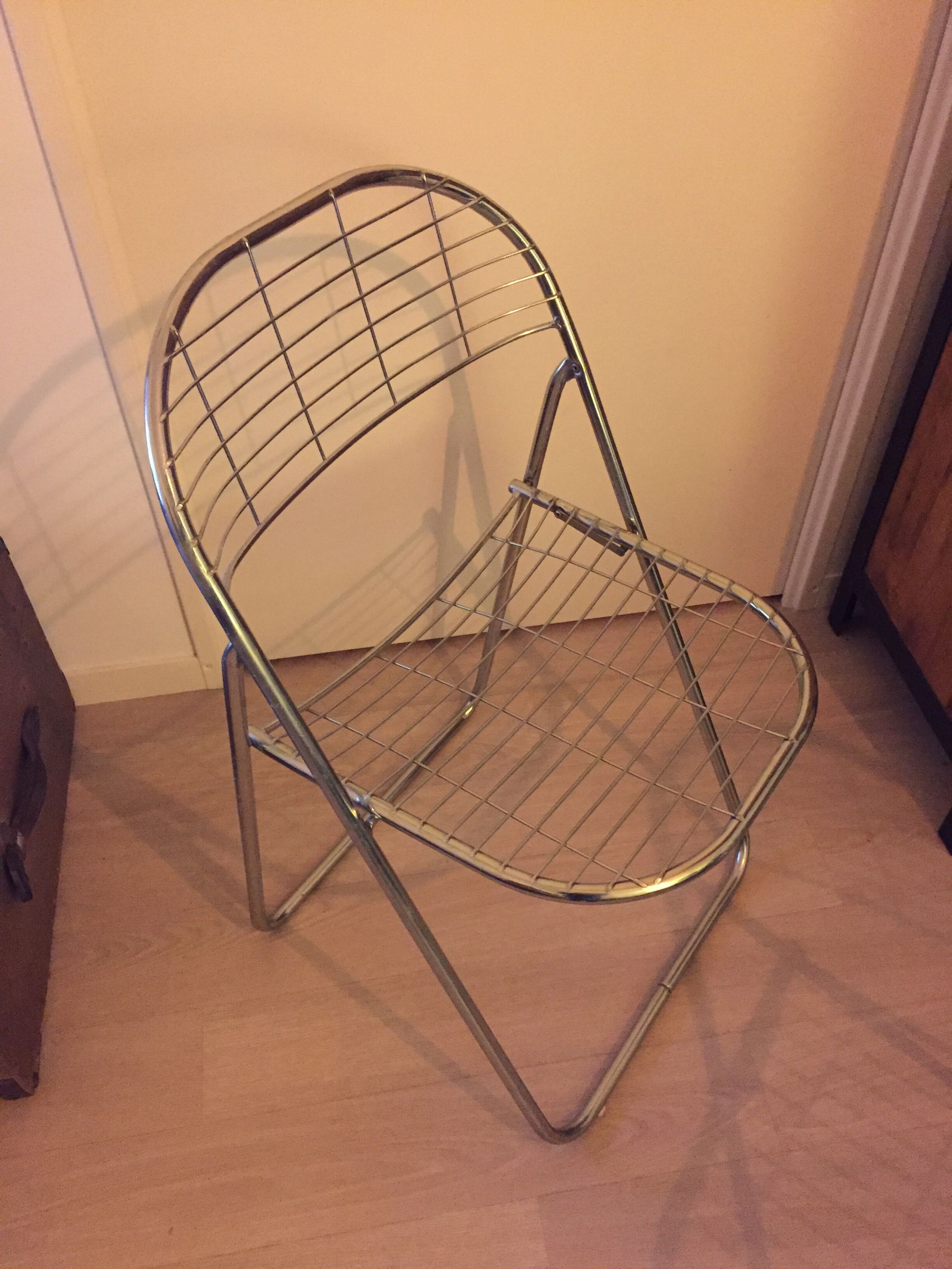 Paire de chaises pliantes