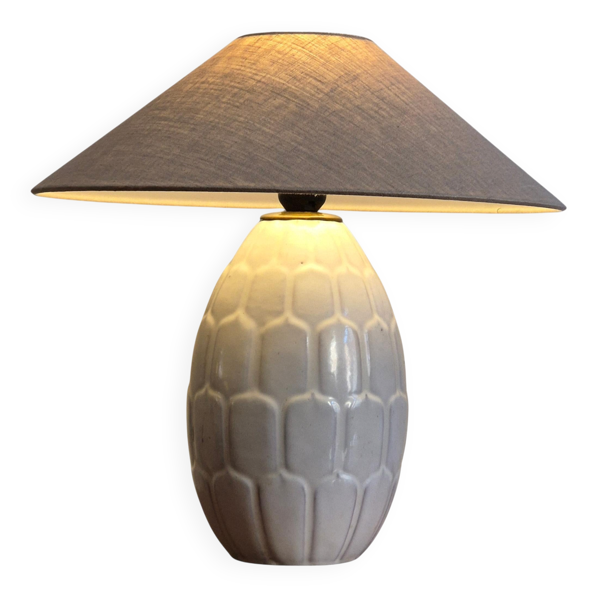 Anna-Lisa Thomson, table lamp in glazed earthenware, modern Swedish, mid-1900s.