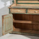 Pine kitchen buffet with two doors and shelves – Central Europe, around 1910