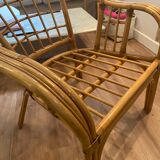 Rattan armchair