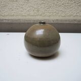 Ancient round stoneware vase