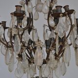 pendants chandelier style Louis XV period early nineteenth