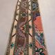 Small vintage Turkish rug 36x103 cm, short runner, mini carpet 2559