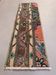 Small vintage Turkish rug 36x103 cm, short runner, mini carpet 2559