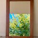 Art deco beech mirror
