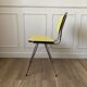 Lot de 4 chaises en Formica jaune