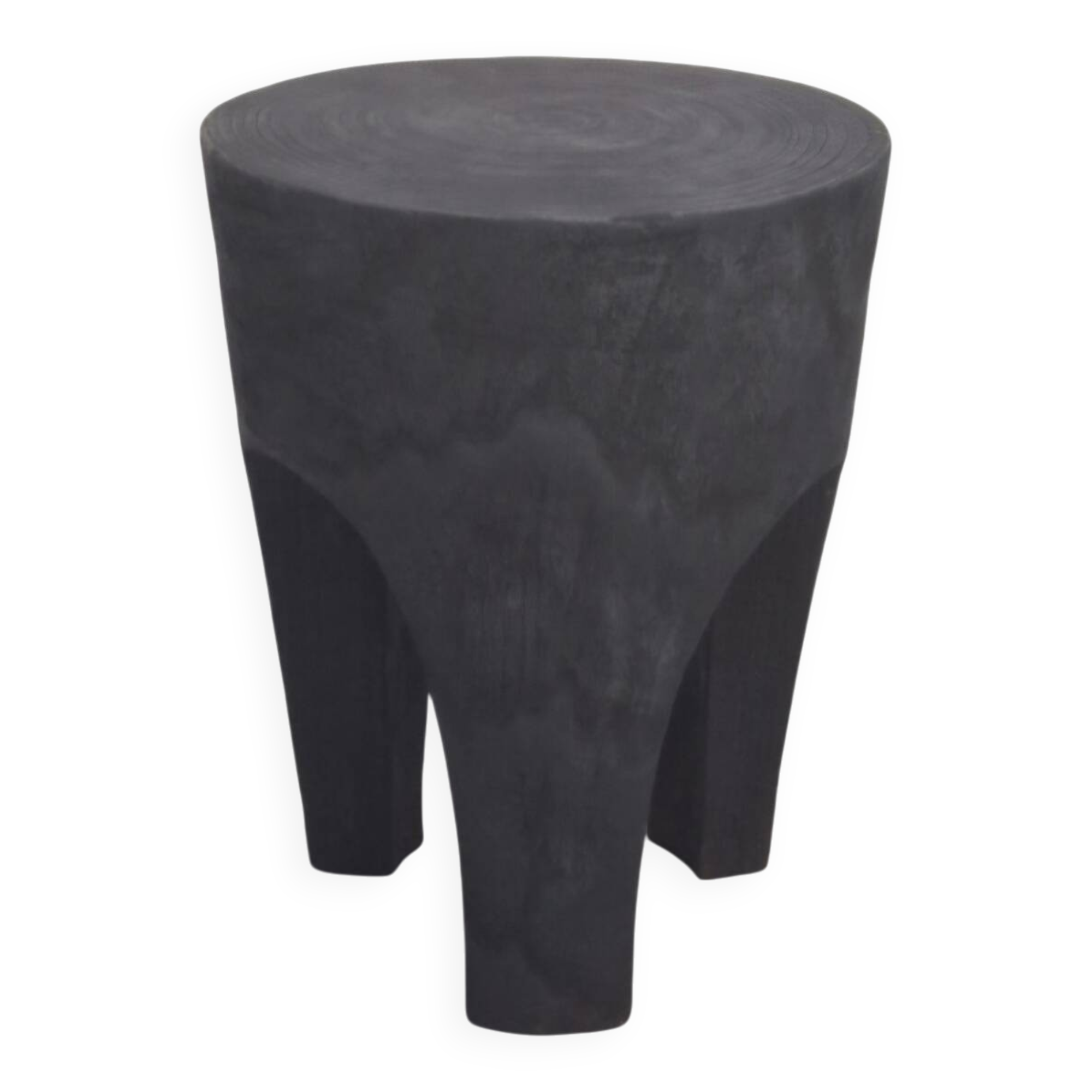 Burnt wood stool shou sugi ban