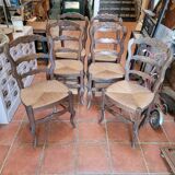 6 chairs louis xv mulch
