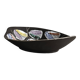 Dish, hand-painted ceramic basket, artistic design.