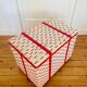 Coffre de rangement en scoubidou vintage 1960