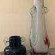 Two vintage ear vases made of Murano glass.