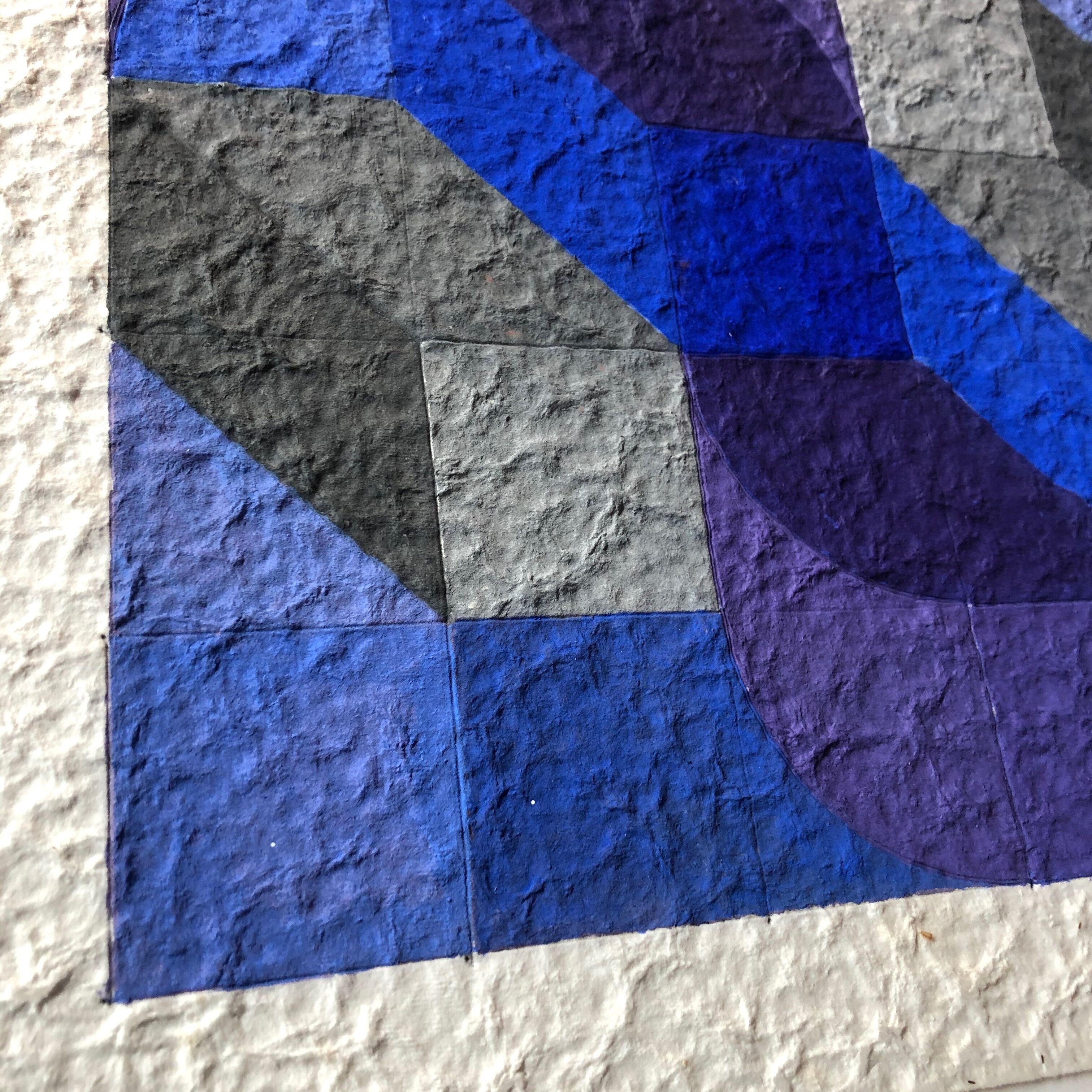 Romano Zanotti, gouache on framed paper