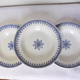 3 vintage hollow plates of St Amand primax model 211237