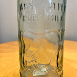 Bouteille de lait en verre vintage