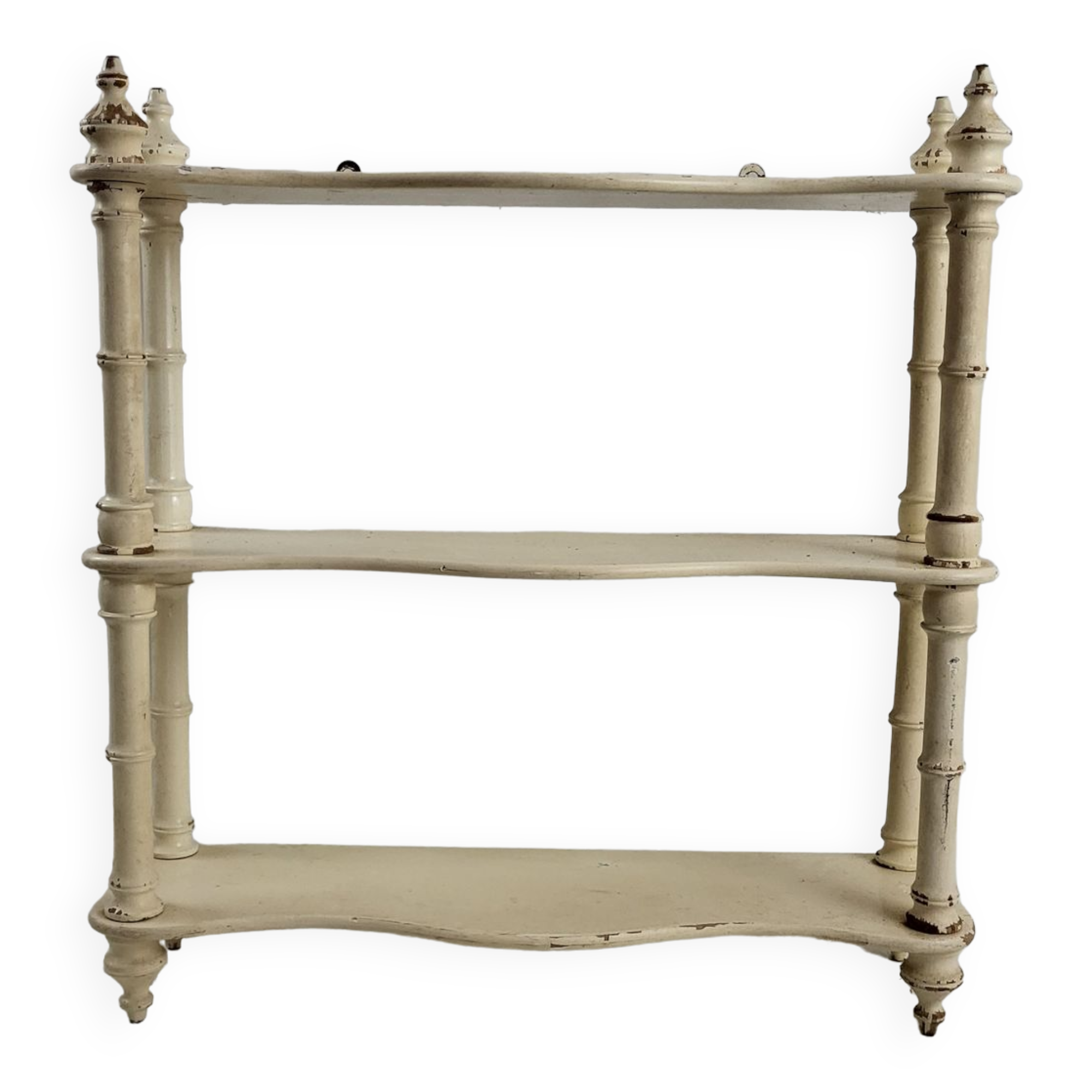 Painted wooden shelves Napoleon III
