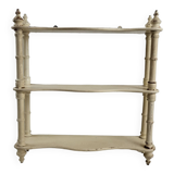 Painted wooden shelves Napoleon III