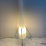 Space age opaline brass lamp from the 60s