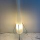 Lampe Space age laiton opaline années 60