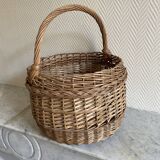 Panier osier rond