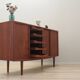 Buffet haut en teck, design danois, années 1960, production : Omann Jun