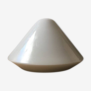 Opaque trapeze glass lampshade