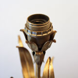 Lamp ear of wheat brass and wood