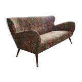 Organic couch 50s/60s design low Italian vintage