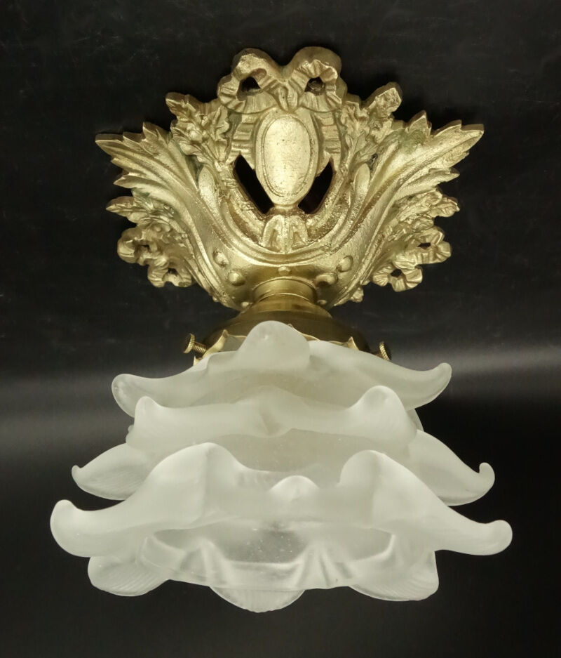 Ceiling lamp / suspension with Louis XVI style knots