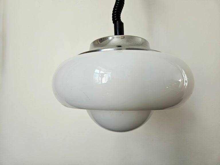 Rare Midcentury Pendant Meblo, Space Age, Harvey Guzzini, Italy, 1970s